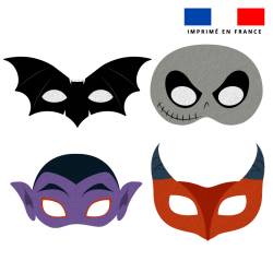 Kit de masques d'Halloween en feutrine - Monstres