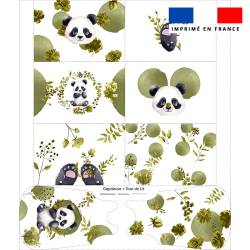 Coupon motif panda aquarelle - Gigoteuse et Tour de Lit