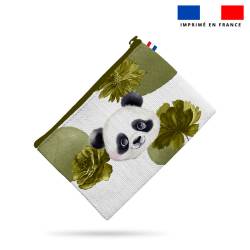 Kit pochette motif panda aquarelle