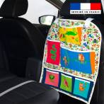 Patron pour organisateur de voiture motif animaux jungle color + Coupon pochette Offert