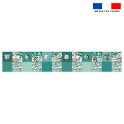 Coupon lingettes lavables motif animaux du froid - Création Stillistic