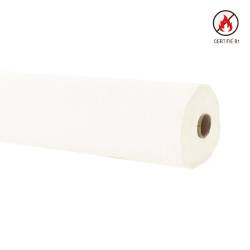 Rouleau 50m Toile polyester ignifugée B1 blanc