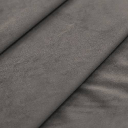 coupon - Coupon 185cm - Tissu velours gris souris