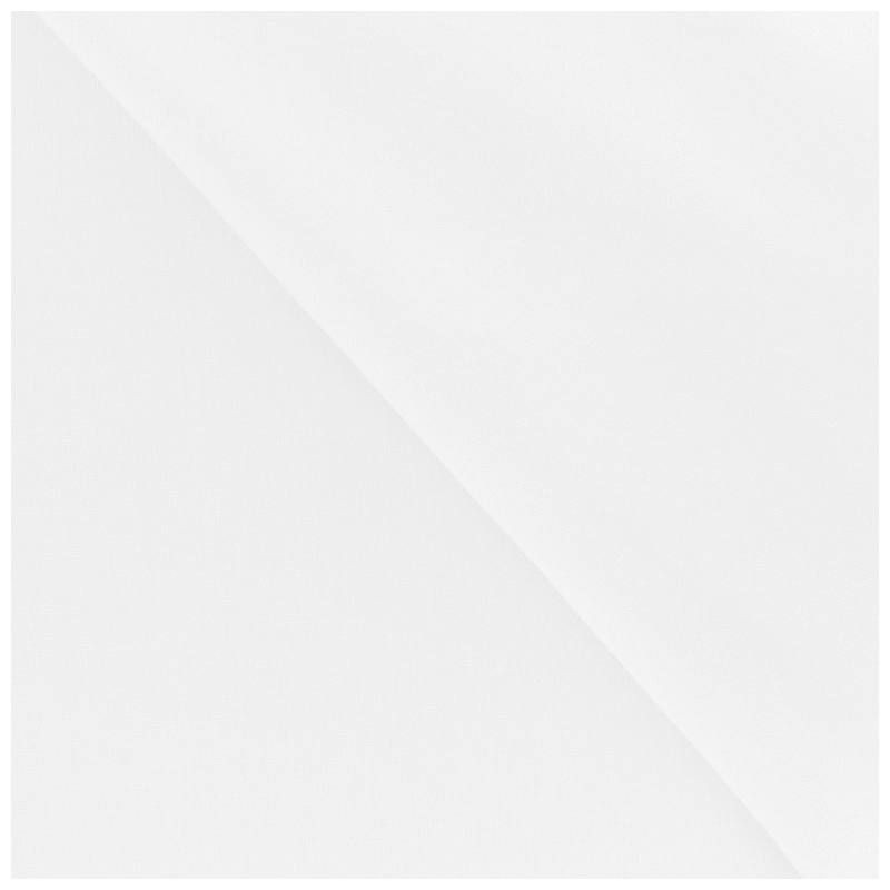 coupon - Coupon 80x120cm - Popeline de coton peigné unie blanche