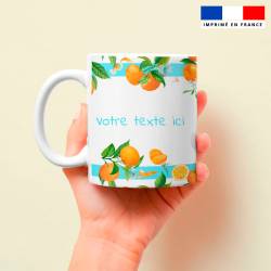 Mug personnalisé - Oranges et fleurs d'oranger