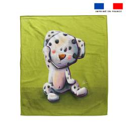 Coupon serviette de plage motif bébé dalmatien - Création Stillistic