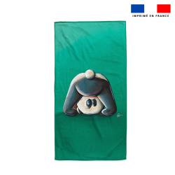 Coupon serviette de plage motif panda - Création Stillistic