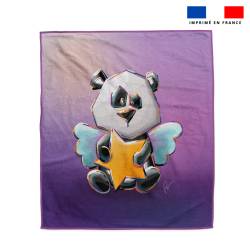 Coupon serviette de plage motif ange panda - Création Stillistic