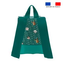 Kit sac à dos enfant motif animaux du froid ours - Création Stillistic