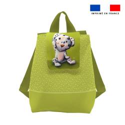 Kit sac à dos enfant motif dalmatien - Création Stillistic