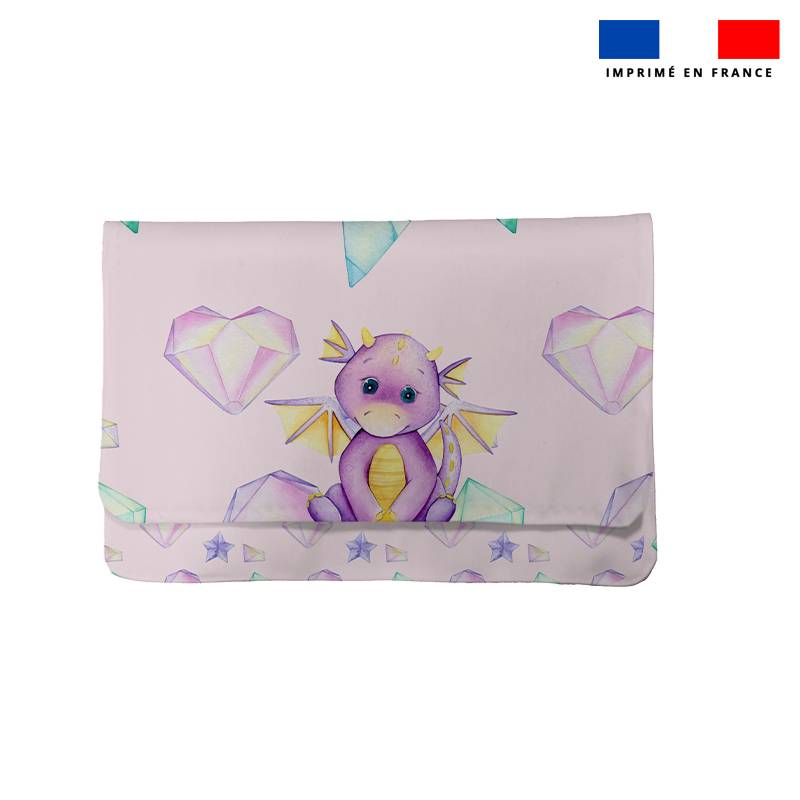 Kit pochette ardoise motif dragon