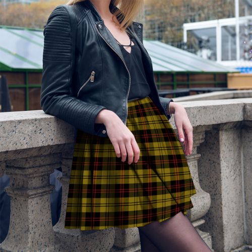 coupon - Coupon 270cm - Tartan noir et jaune  - Burlington 170 gr/m² - 146 cm