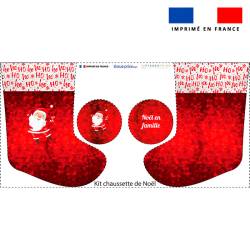 Kit chaussette de noel motif père noel