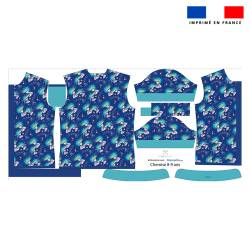 Patron chemise enfant imprimé ours polaire - Création Stillistic