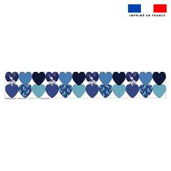 Coupon lingettes lavables coeurs motif ours polaire - Création Stillistic