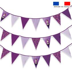 Coupon pour fanions motif licorne - Création Stillistic