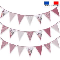 Coupon pour fanions motif tigre blanc - Création Stillistic