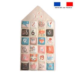 Coupon pour Calendrier de l'avent motif animaux pastel