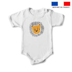 Body enfant 3 mois motif jungle friends