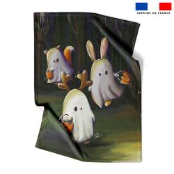 Coupon couverture imprimé fantôme - Création Stillistic