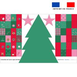 Coupon pour Calendrier de l'avent Sapin motif chien de Noel