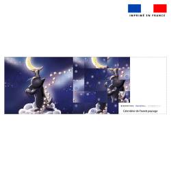 Coupon pour Calendrier de l'avent Paysage motif Chat sirius - Création Stillistic