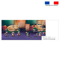 Coupon pour Calendrier de l'avent Paysage motif Chat et souris de noel - Création Stillistic