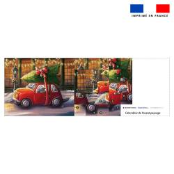 Coupon pour Calendrier de l'avent Paysage motif Souris de noel - Création Stillistic