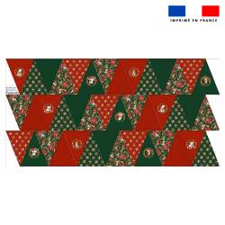 Coupon pour fanions motif animaux couronne de noel - Création Stillistic