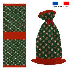 Kit hotte de Noel motif...