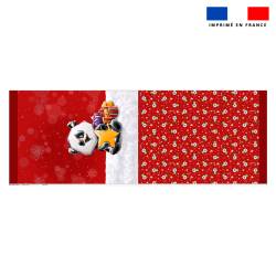 Kit hotte de Noel motif Panda de noel - Création Stillistic