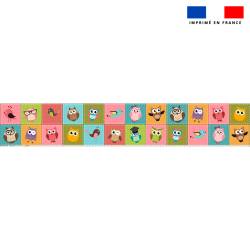 Coupon lingettes lavables motif hibou et chouette