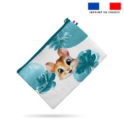 Kit pochette motif écureuil aquarelle