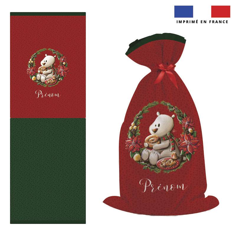 Kit hotte personnalisé motif Ours christmas - Création Stillistic