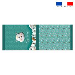 Kit hotte personalisée motif animaux du froid - Création Stillistic