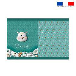 Kit hotte personalisée motif animaux du froid - Création Stillistic