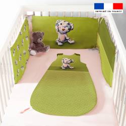 Coupon pour tour de lit motif bébé dalmatien - Création Stillistic