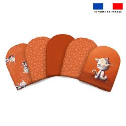 Kit mini-gants nettoyants motif bébé chat - Création Stillistic