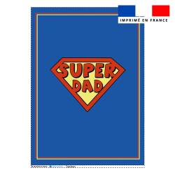 Torchon imprimé super dad