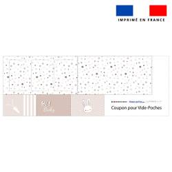 Coupon pour vide-poches motif lapin rêveur