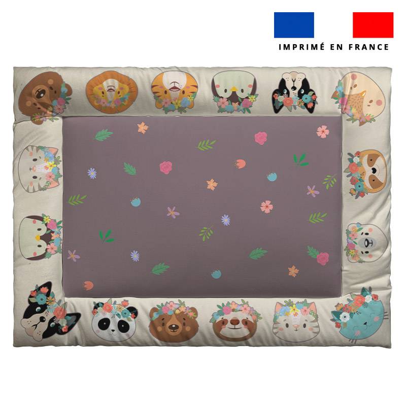 Kit couffin pour animaux motif animaux couronne