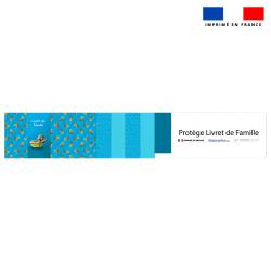 Kit protège livret de famille motif bébé loutre - Création Stillistic