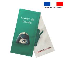 Kit protège livret de famille motif bébé panda - Création Stillistic