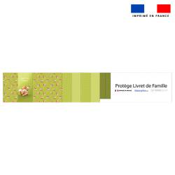 Kit protège livret de famille motif bébé renard - Création Stillistic