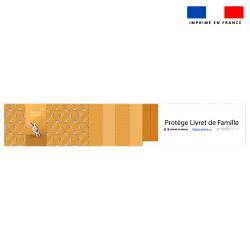 Kit protège livret de famille motif bébé lapin - Création Stillistic