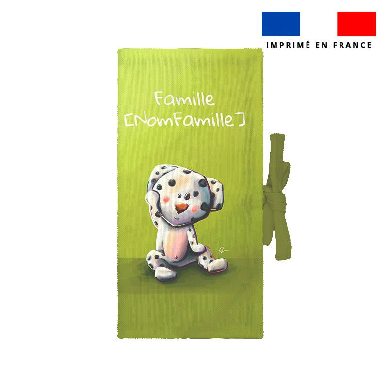 Kit protège livret de famille personnalisé - Bébé dalmatien - Création Stillistic