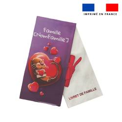 Kit protège livret de famille personnalisé - Loutre - Création Stillistic