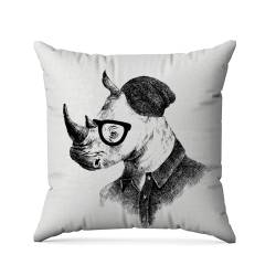 Coupon 45x45 cm motif rhino hipster