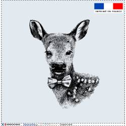 Coupon 45x45 cm motif faon hipster