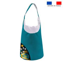 Kit sac seau motif fleur...